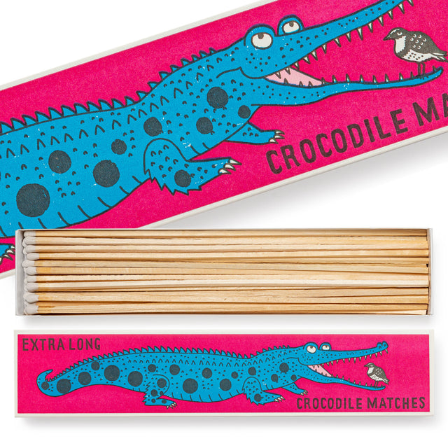 Crocodile Matches Long Matchbox