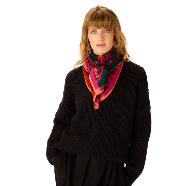 Square 100 - Stromboli Pink/Rose Cashmere