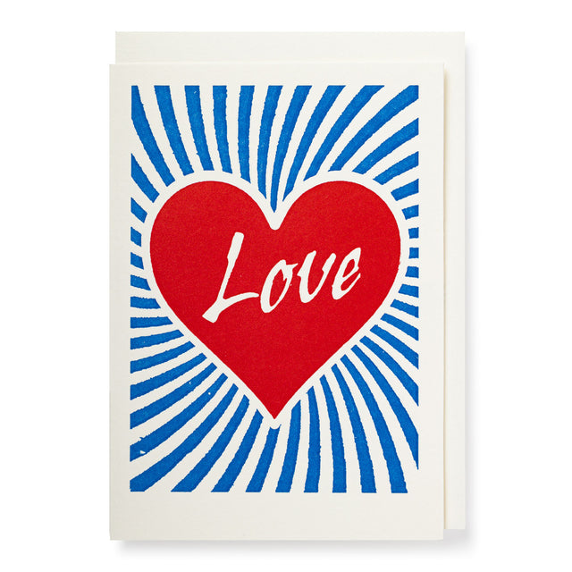 Love Swirls Notelet Card
