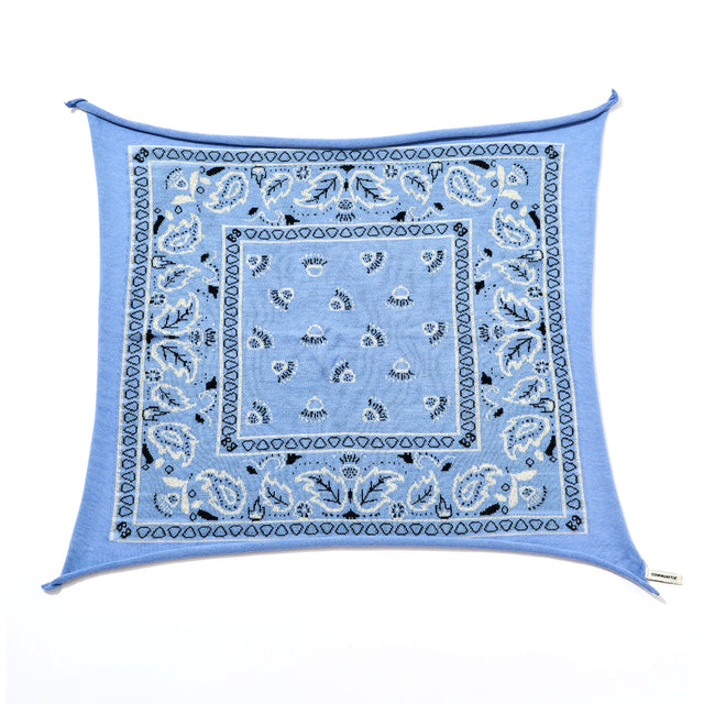 Cashmere Bandana in Cornflower