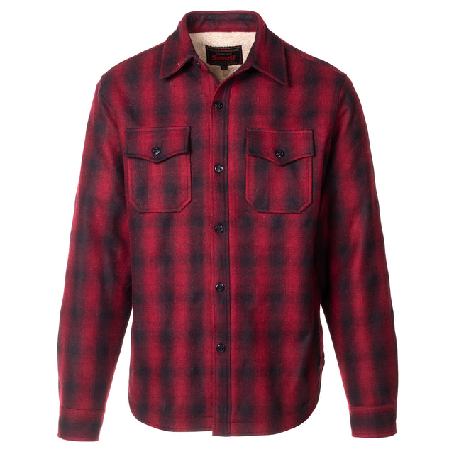 Plaid Wool CPO Shirt