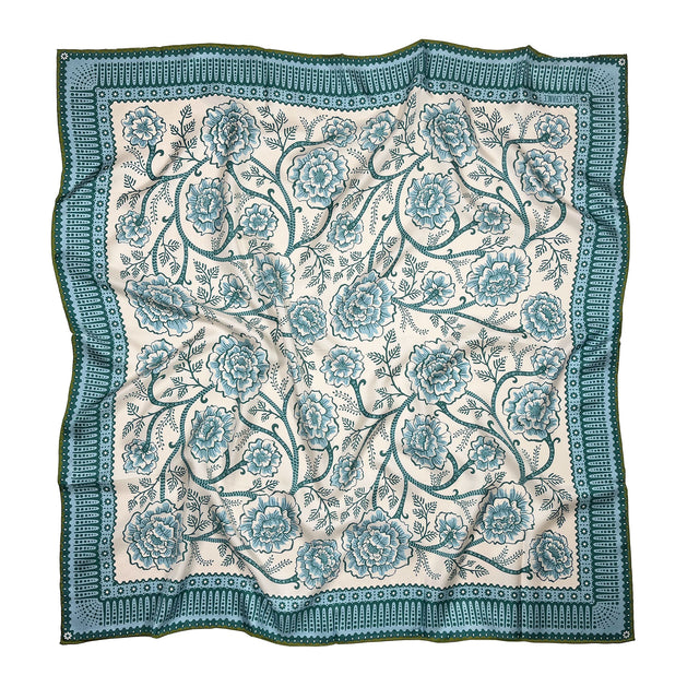 Silk Twill Scarf - Ramble in Sage