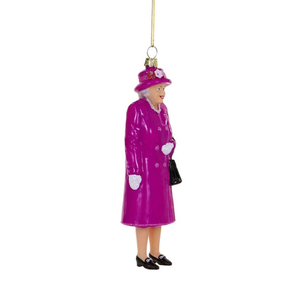 Queen Elizabeth Ornament Magenta
