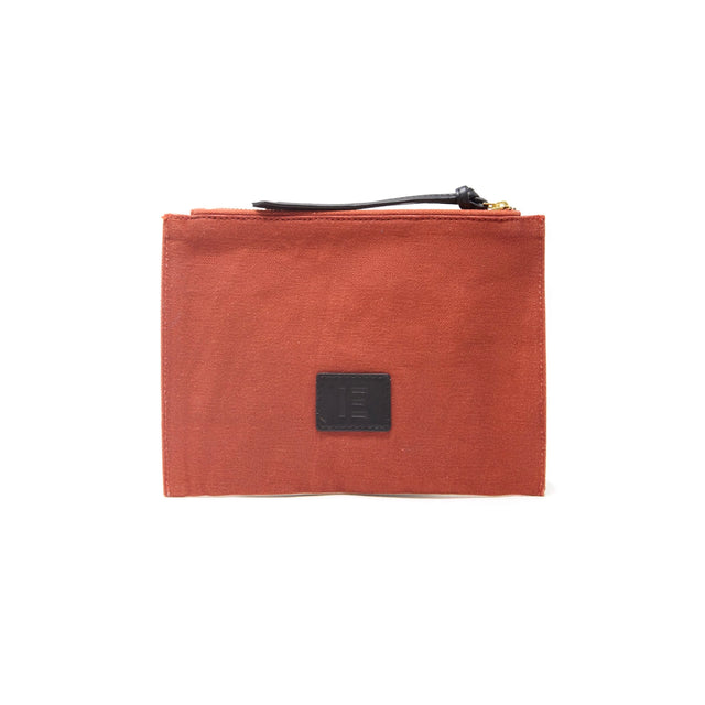 Embroidered Pouch - Feline Orange