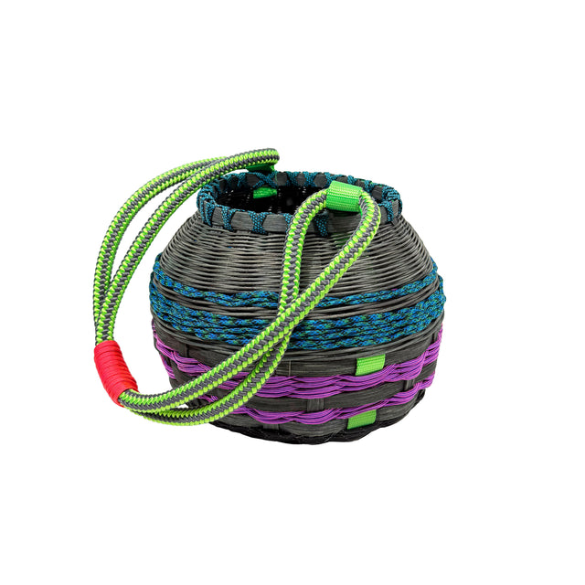 Medium Lantern Style Basket - Black