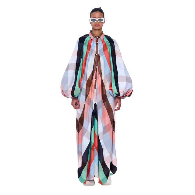 The Touareg Dress - Plaid