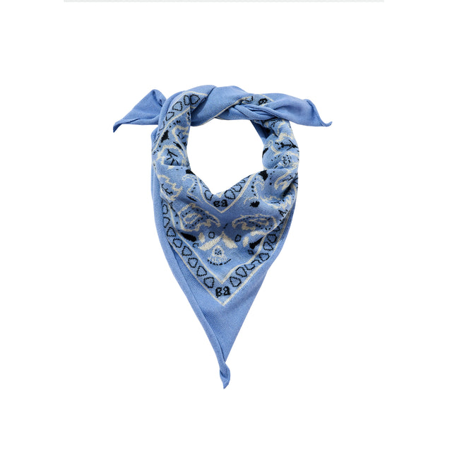 Cashmere Bandana in Cornflower