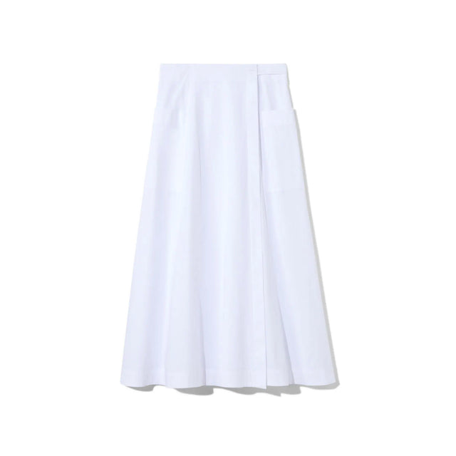 Soft Poplin Wrap Skirt