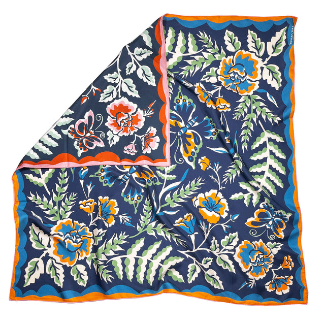 Twofer Silk Scarf - Wildwood
