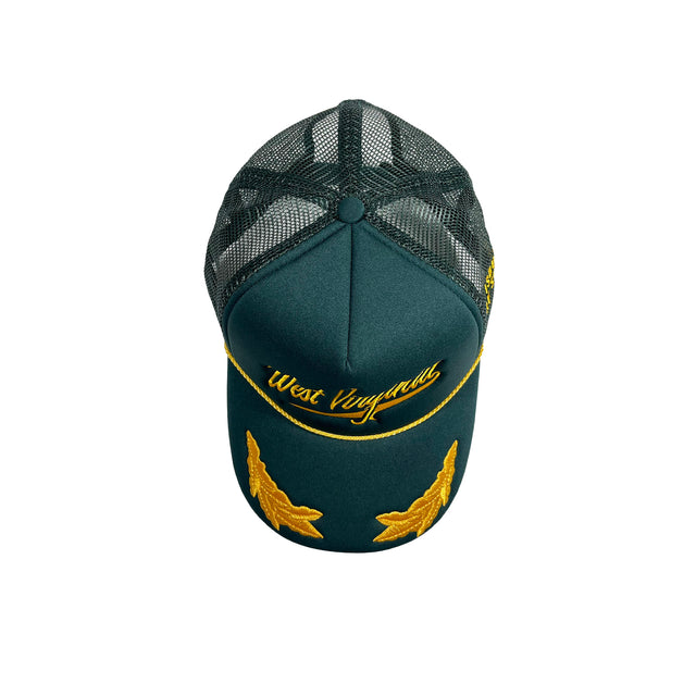 West Virginia Captain's Hat - Green