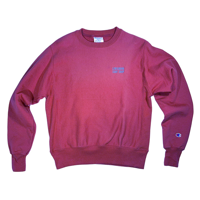 LSS Embroidered Sweatshirt - Magenta