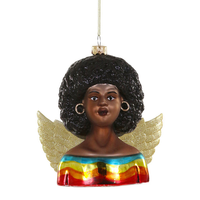 Groovy Angel Holiday Ornament