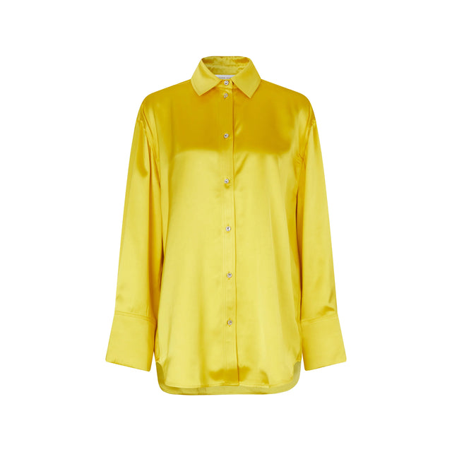 Charlotta Shirt in Electric Yellow