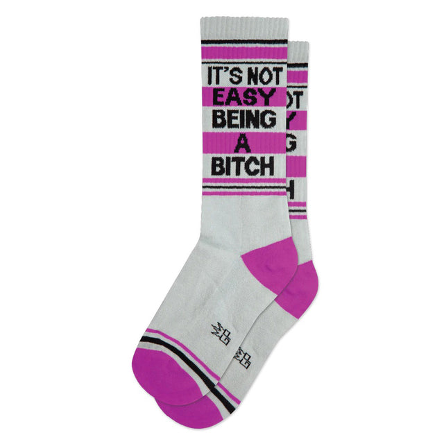 It's Not Easy Being A Bitch Gym Sock
