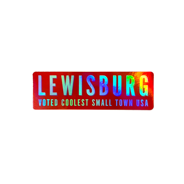 Lewisburg Rectangular Sticker