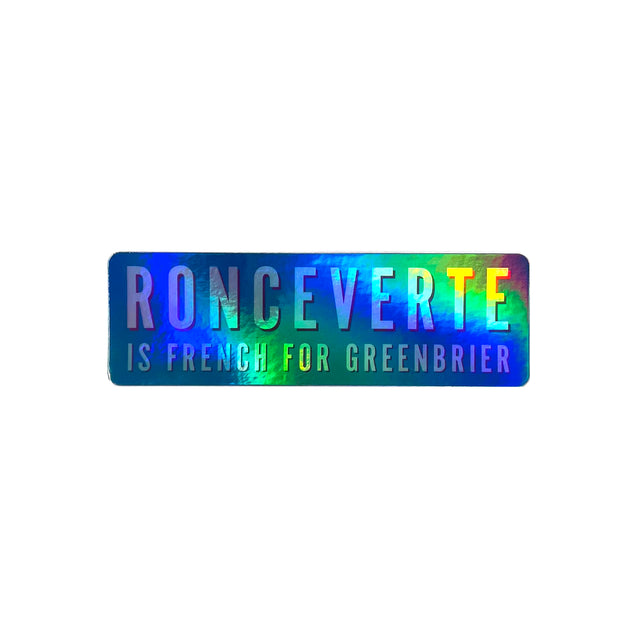 Ronceverte Rectangular Sticker