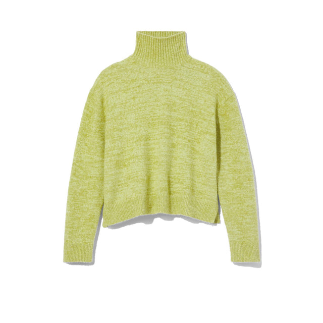 Fluffy Knit Turtleneck Sweater