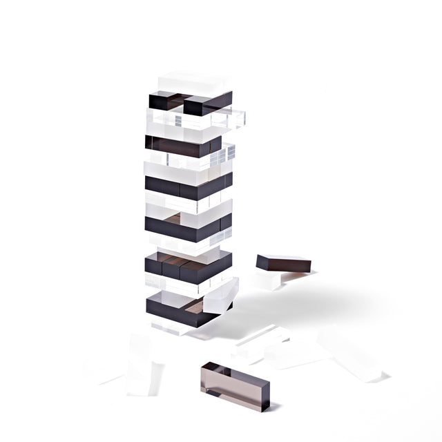 Lucite Jumbling Tower - Limited Edition Whiskey Noir