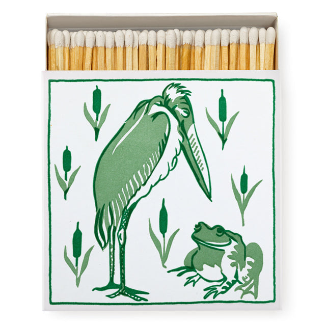 Stork and Frog Matchbox