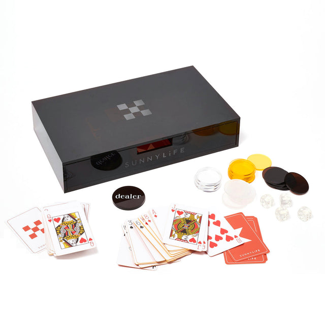 Luxe Lucite Poker