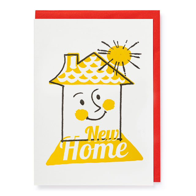 Sunny New Home Letterpress Card