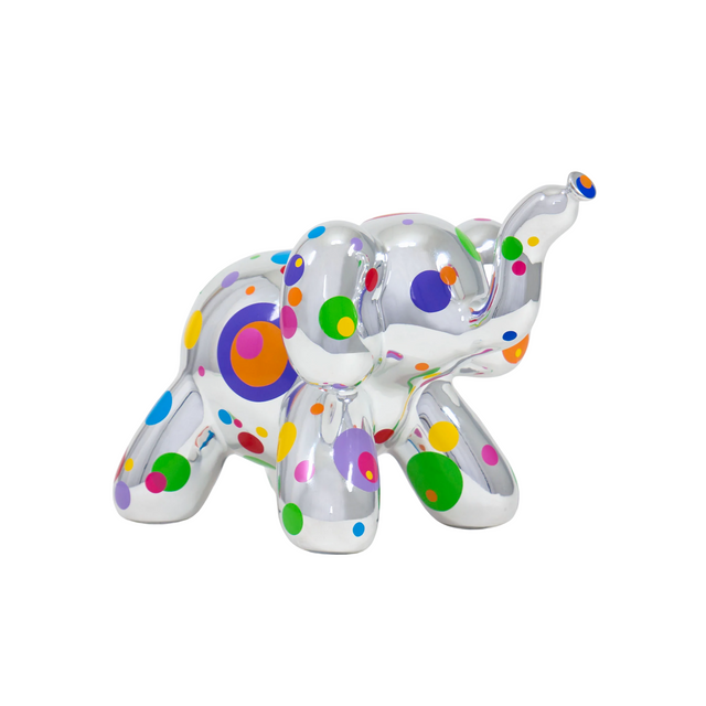Balloon Money Bank - Polka Dot Elephant - Multicolor