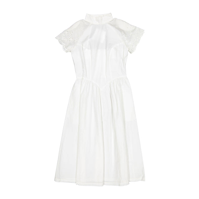 Virginia Dress - White Broderie Anglaise