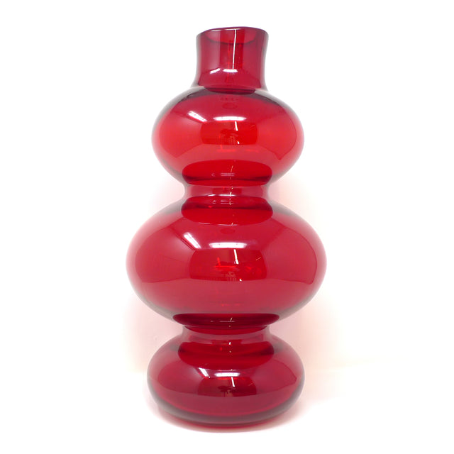 Medium Ellipse Vase - Ruby